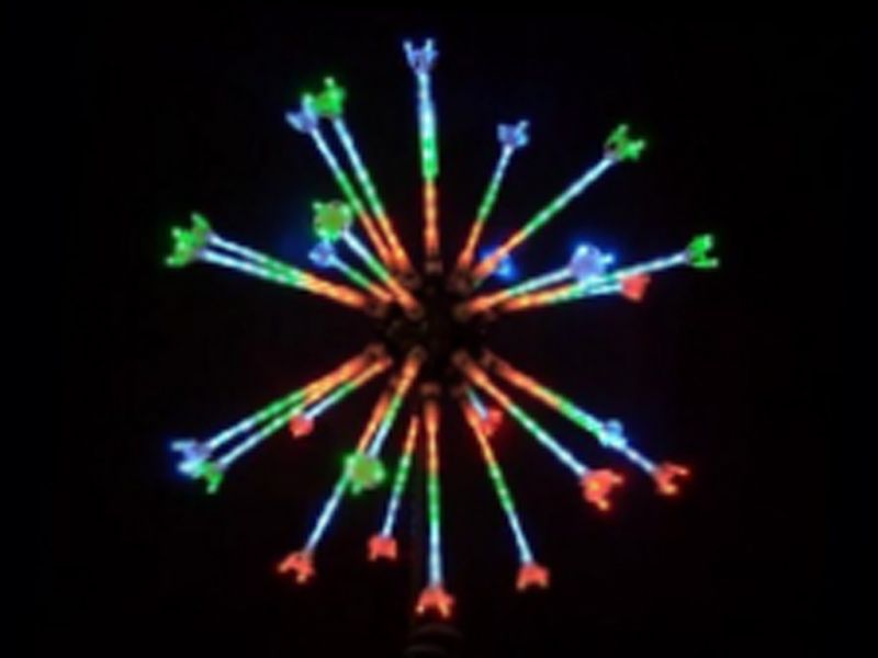 Уличная светодиодная конструкция "Салют" LED-EM-003